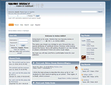Tablet Screenshot of addictedtoanime.com